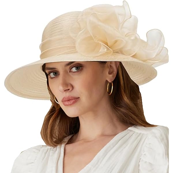 Fancy Hats For Women VOOPET Women Kentucky Derby Church Hat