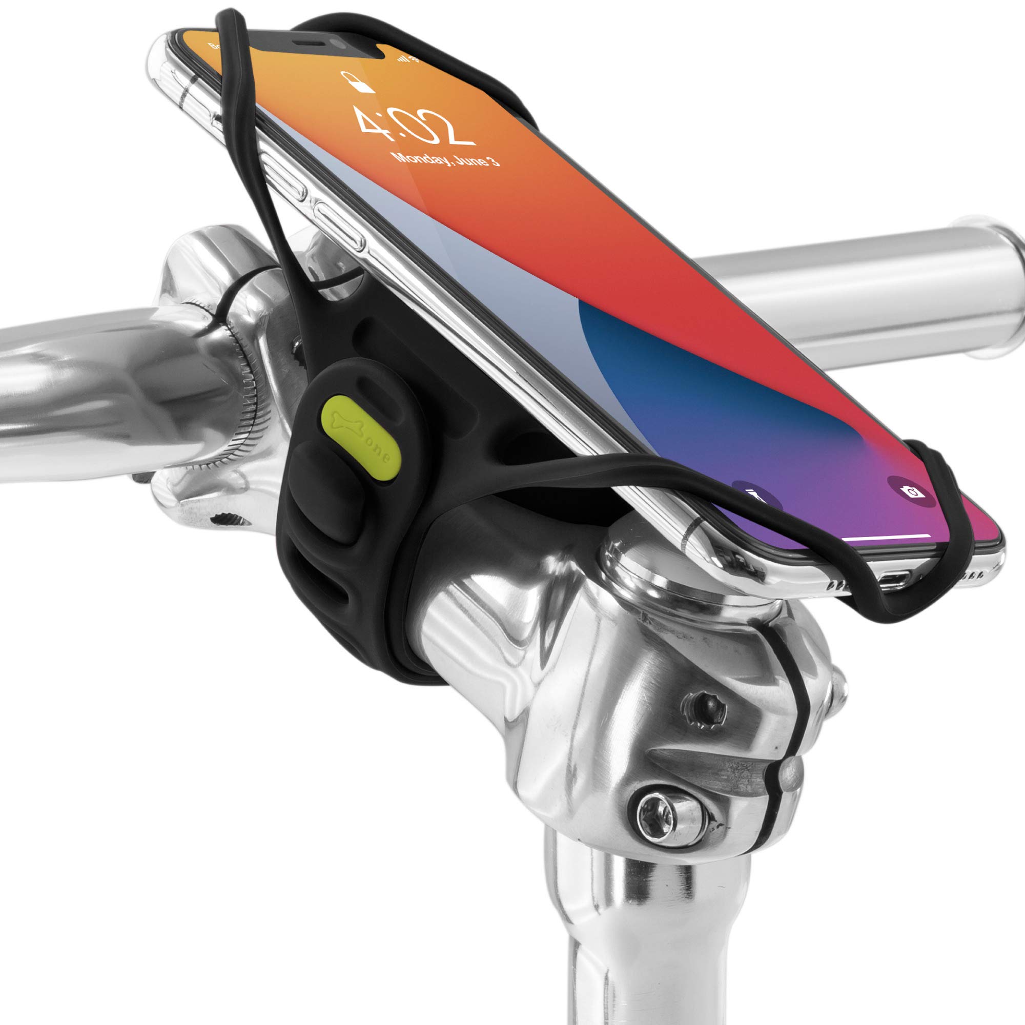 BONE】 Bike Tie Pro 4 Bike Phone Mount Bicycle Phone Holder for Stem Mounting 4.7