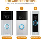 CNMTCCO Ring Doorbell Screwdriver Replacement Kit 18 Pieces Security Alloy view 3