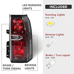FIONE Tail Lights Compatible with Chevrolet Tahoe