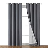 OWENIE Maya 100% Blackout Curtains 84 Inch Length 2