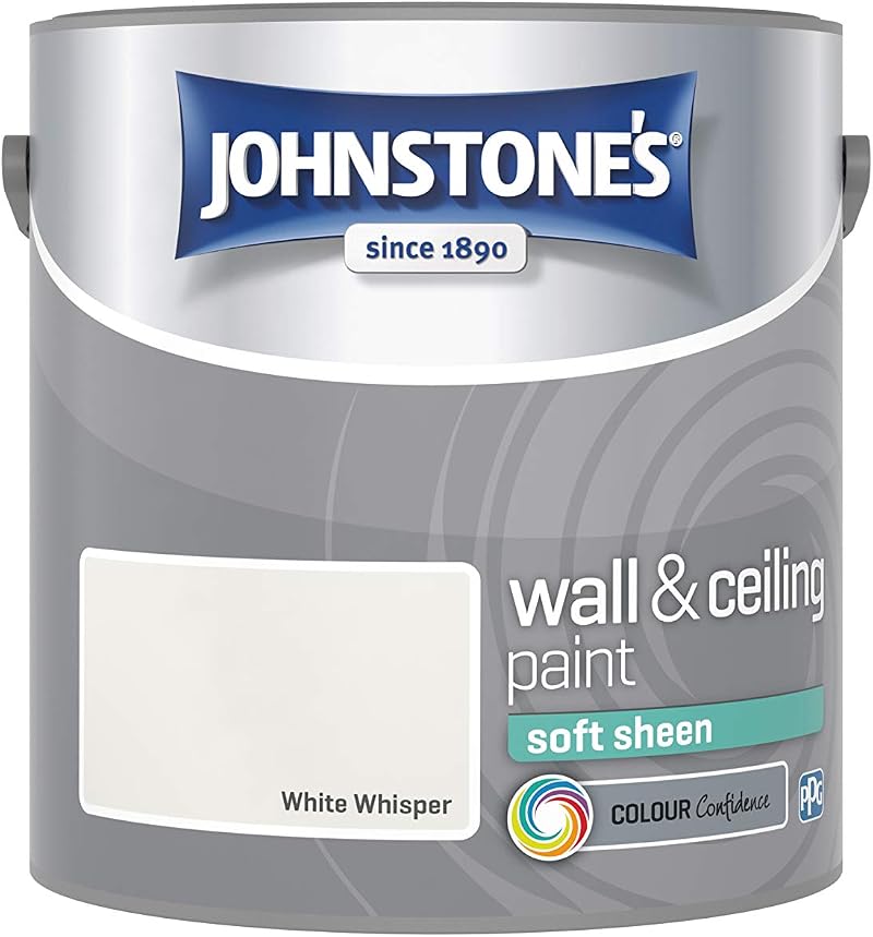 Johnstone's Interior Wall & Ceiling Emulsion White Whisper Soft Sheen 2.5L