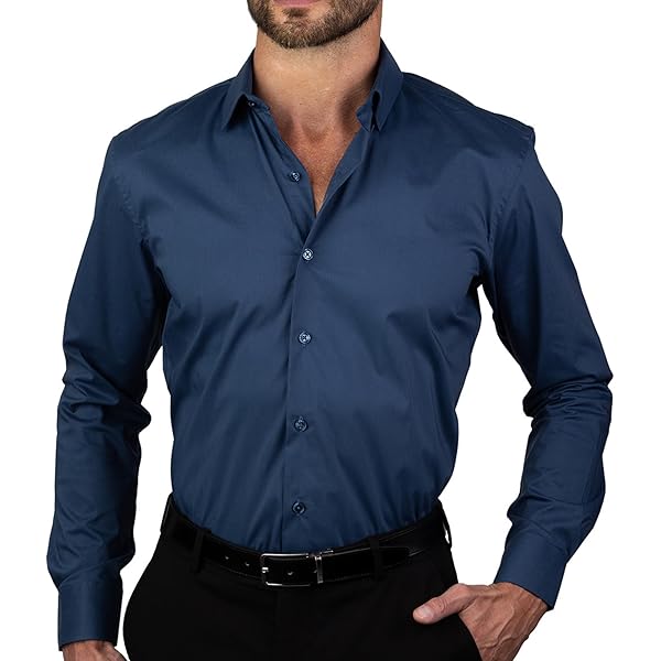 dkny slim fit dress shirt DKNY 22911 100% Cotton Boy's Dress Shirt - Solid Broadcloth