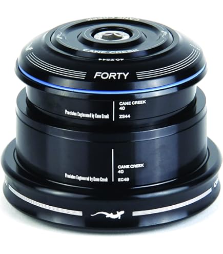 Amazon.com : CANE CREEK 40 HEADSET ZS44/28.6 EC49/40 BLACK TAPERED