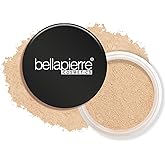 Bellapierre Mineral Foundation SPF 15 – Loose Powder Foundation, Full Coverage Mineral Makeup with Matte Finish – Vegan, Cruelty Free, Hypoallergenic, Oil & Talc Free – 0.32 oz - Biscotti