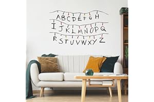 RoomMates RMK5240GM Netflix Stranger Things Christmas Light Peel and Stick Giant Wall Decals with Alphabet