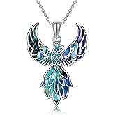 YAFEINI Animal Necklace S925 Sterling Silver Squirrel/Jellyfish/Raven/Duck/Hummingbird/Shark/Butterfly/Highland Cow Pendant Necklace Animal Jewelry Gifts for Women Mom Wife