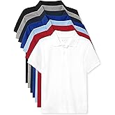 The Children's Place Boys' Short Sleeve Pique Polo, 7 Pack