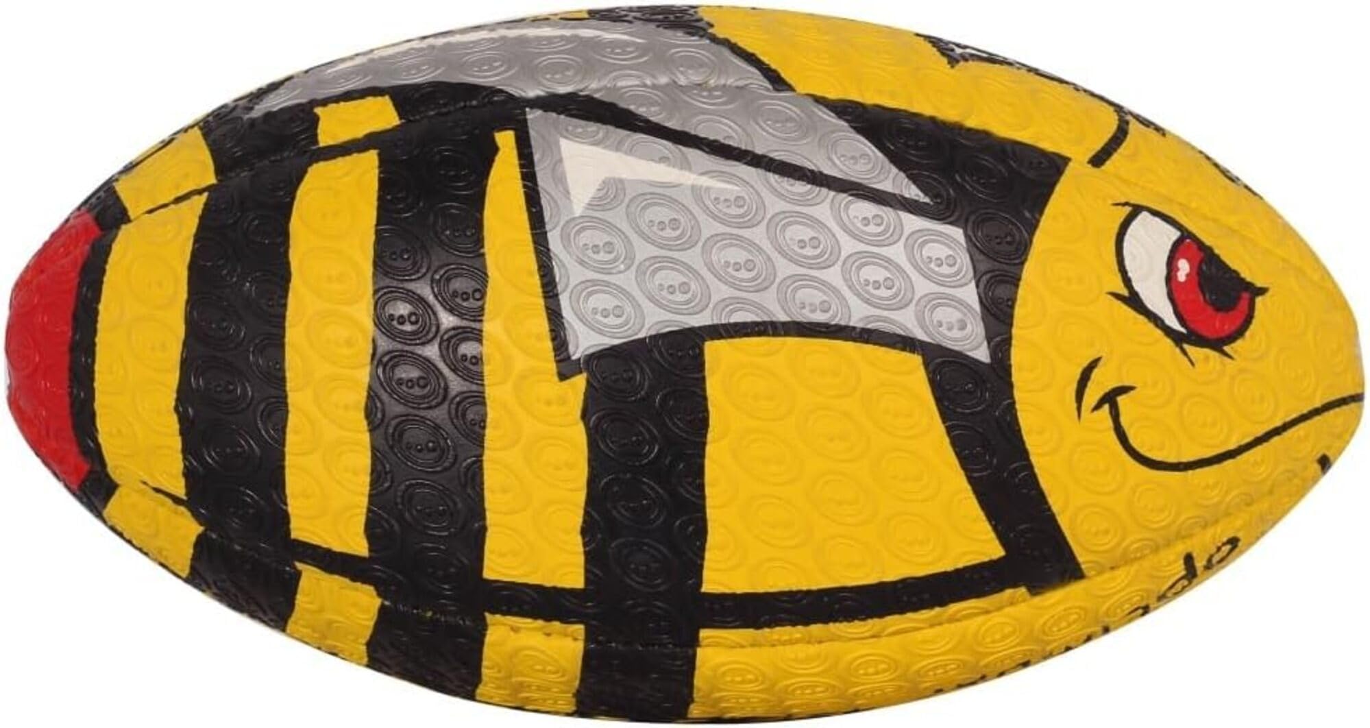 Optimum Rugby Ball - Balanced and Responsive for Accurate Handling and Kicking of Top-Performing Rugby Balls - Perfect for Training and Gameplay - 2-Ply 410g Ball - Stinger - 5