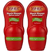 Deep Heat Muscle Massage Roll-On Lotion 50Ml (Pack of 2)