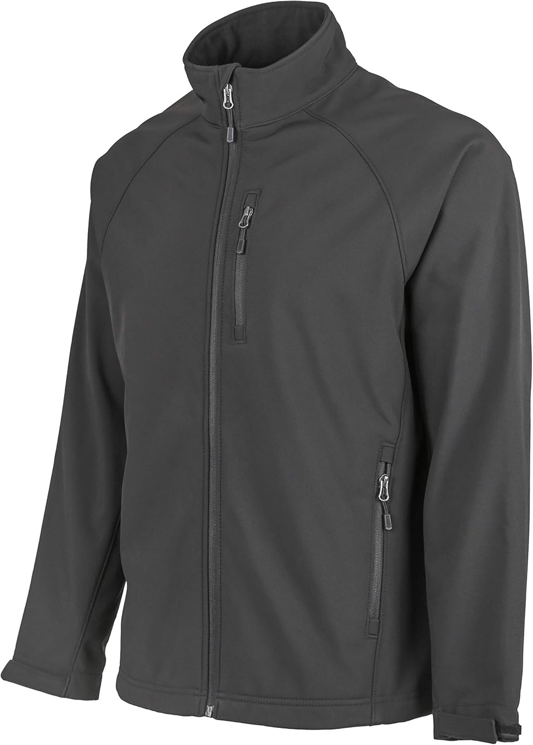 LA Police Gear Men Soft Shell Raglan Sleeve Fleece Operator Jacket at