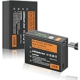 Mspalocell NP-W126s Battery for Fuji x100vi, X-T100, X-T200, X100F, X100V, X-S10, X-A5, X-A10, X-E3, X-E4, X-Pro2, X-Pro3, X-T1, X-T2, X-T3, X-T10, X-T20, X-T30, X-T30 II (2 Pack)