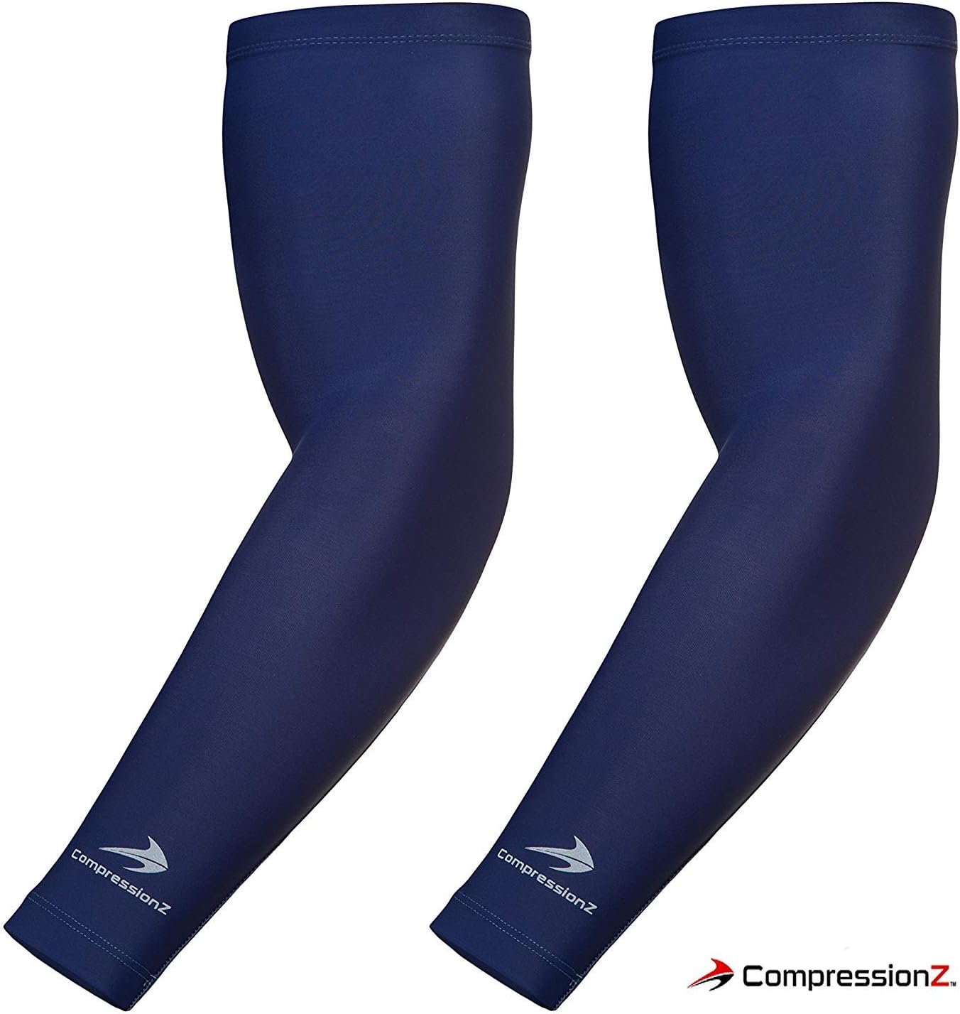 CompressionZ Compression Arm Sleeves for Men Women UV Protection Baseball Basketball Tennis Golf Elbow Sleeve Sports Arm Warmers Lymphedema: Sports & Outdoors