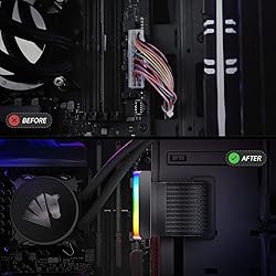 AsiaHorse ATX 24 Pin 90 Degree Adapter, Computer