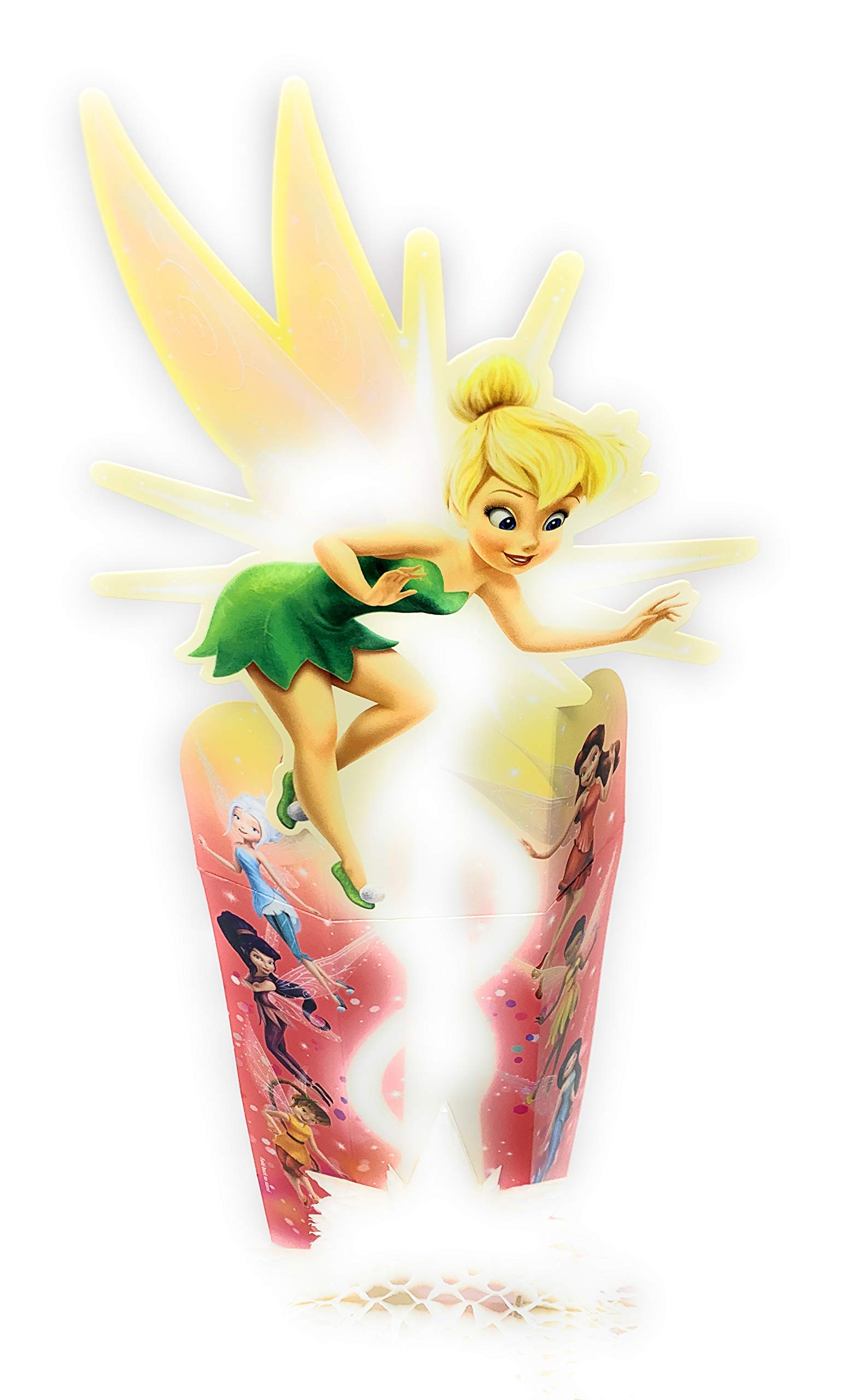 Birthday 'Sparkly Birthday Wishes' DISNEY Fairies 3D PAPERWOW Birthday Card Hallmark 25525299 Large
