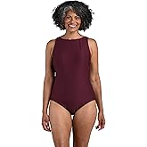 Maxine of Hollywood Womens Spa High Neck One Piece Swimsuit