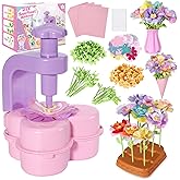 Crelloci Fabric Flower Bouquet Toys, DIY Arts & Crafts Kits for Kids Ages 3-12, DIY Flower Craft Kits for Toddlers, Educational Activity Preschool Birthday Gifts for 4 5 6 7 8 9 10 Year Old Girls