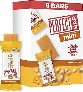 Perfect Bar Mini Gluten-Free Peanut Butter Protein Bar, Organic, 8 count, .88 oz