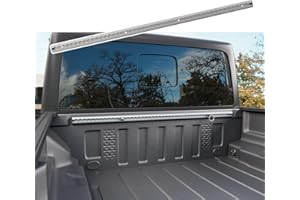 SZYANG Front Trail Rail System Compatible with 2020-2025 Jeep Gladiator Truck Bed Rail System Tie Down Rail Replacement for 2020-2025 Jeep Gladiator Accessories (Front Trail Rail)