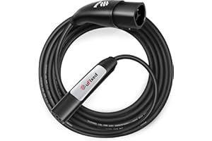Ufixed Tesla Charger Extension Cable 20FT 50A 240V 12KW, Tesla Extension Cord 240V for Tesla Wall Charger and Tesla Mobile Charger, Tesla Extension Charging Cable Tesla Charger Extension Cord