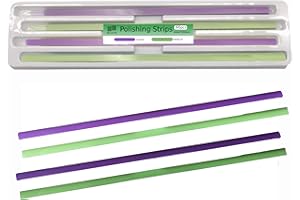 BELEON GOODS FOR LIFE BELEON Dental Strips Abrasive for Polishing - Coarse Medium Kit 60pcs 4mm x 150mm - Finishing Teeth File - Grinding Sanding Strips, Tooth Polisher