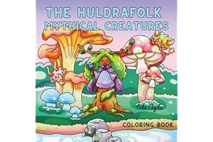 The Huldrafolk Mythical Creatures Coloring Book: Cozy and Relaxing Designs for Adults and Teens