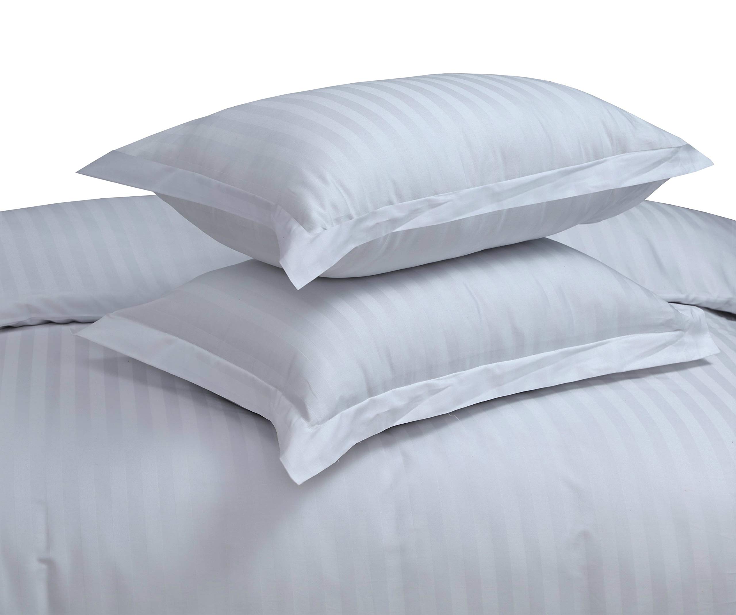 DTEX HOMES Pillowcases 2 Soft Stain Resistant Egyptian Pair of Pillowcases White