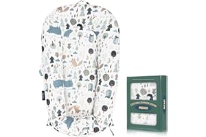 MEXXI Infant Lounger Baby Nest Replacement Cover | Hypoallergenic | Premium | [Fits Dockatot Deluxe+] (Cover Only) (Forest)