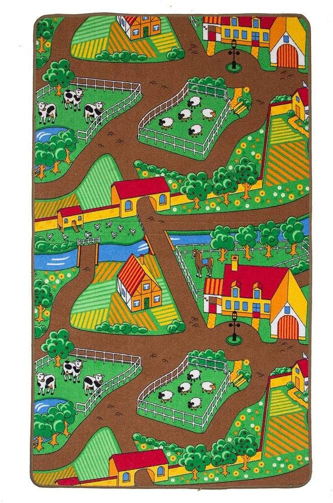 farm floor play mat