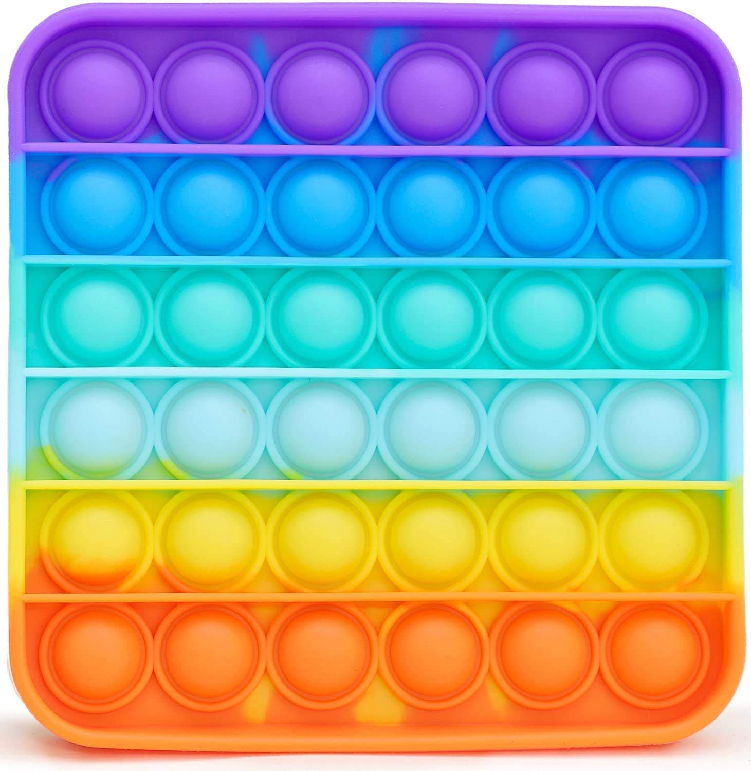 Buy CUQOO Rainbow Push Pop Bubble Fidget Sensory Toys|Push it Fidget ...