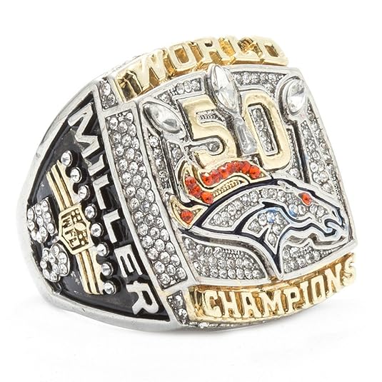 ZNKVJ Herren Denver Broncos Miller Meisterschaft Ringe des Jahres 2015
