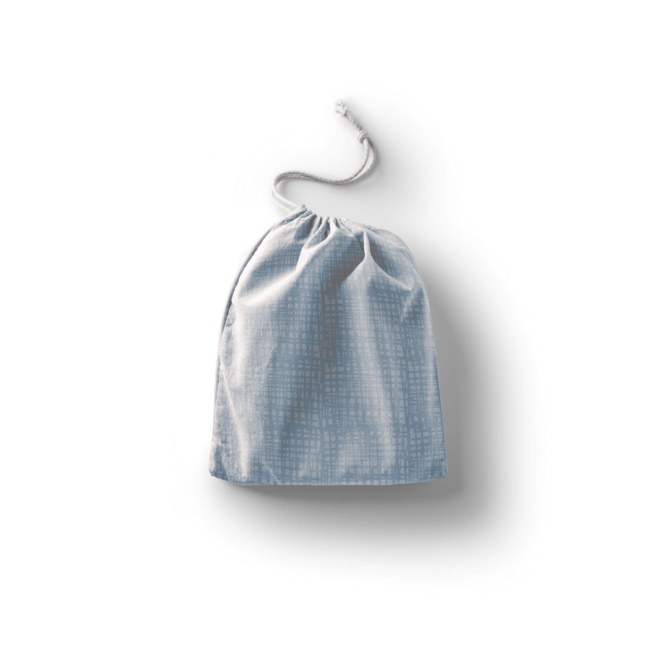 Bonamaison Printed Cotton Produce Bag with Drawstring, Reusable Grocery Bag, Biodegradable Eco-Friendly Bags, Travel Pouch, Sachet Bags, Shopping Bag, Eco Friendly, Foldable, Size: 30x40 Cm