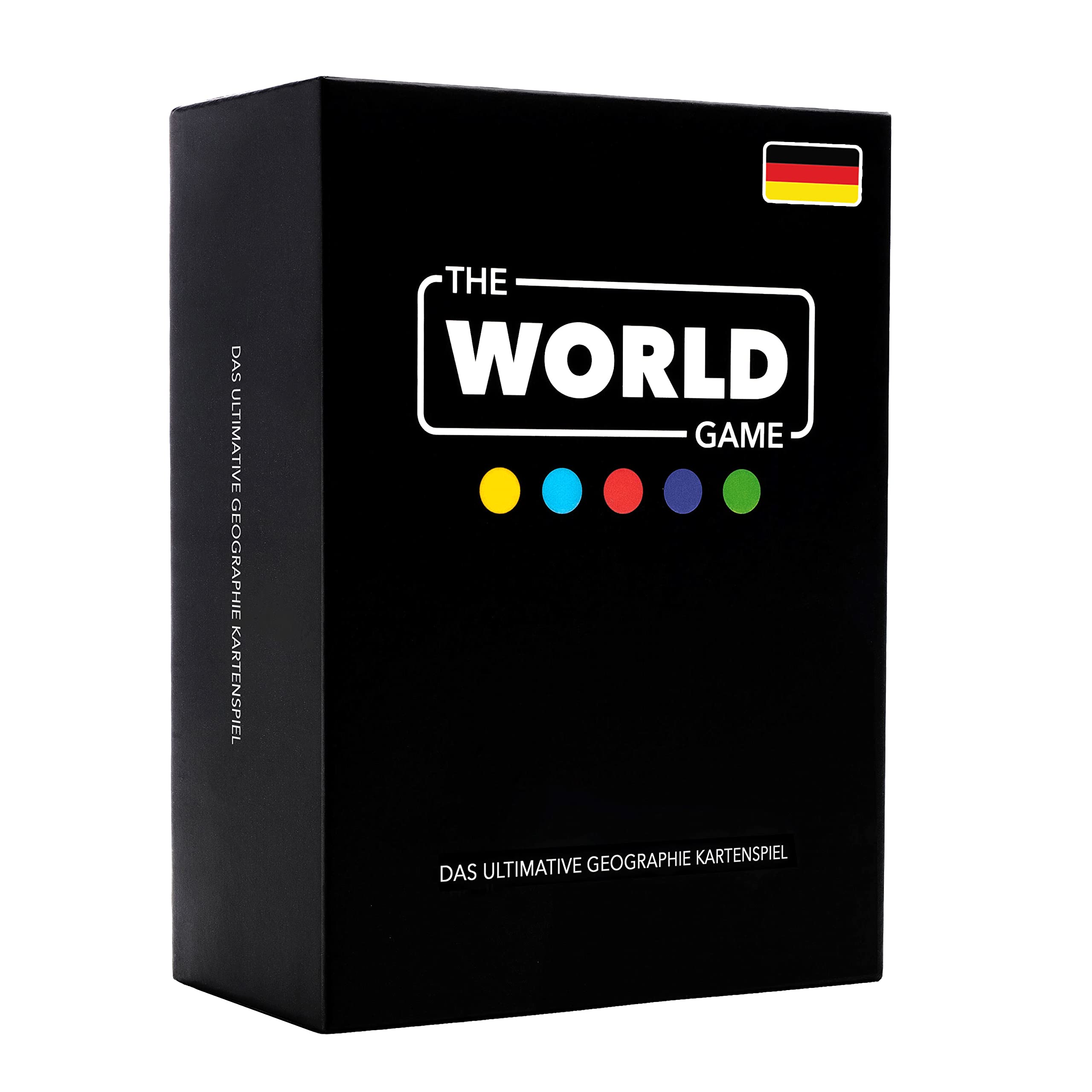 The World Game - Geographie Kartenspiel - Lernspiel für Kinder, Familie und Erwachsene - Welt Brettspiele für 2-6 Personen - Deutsche