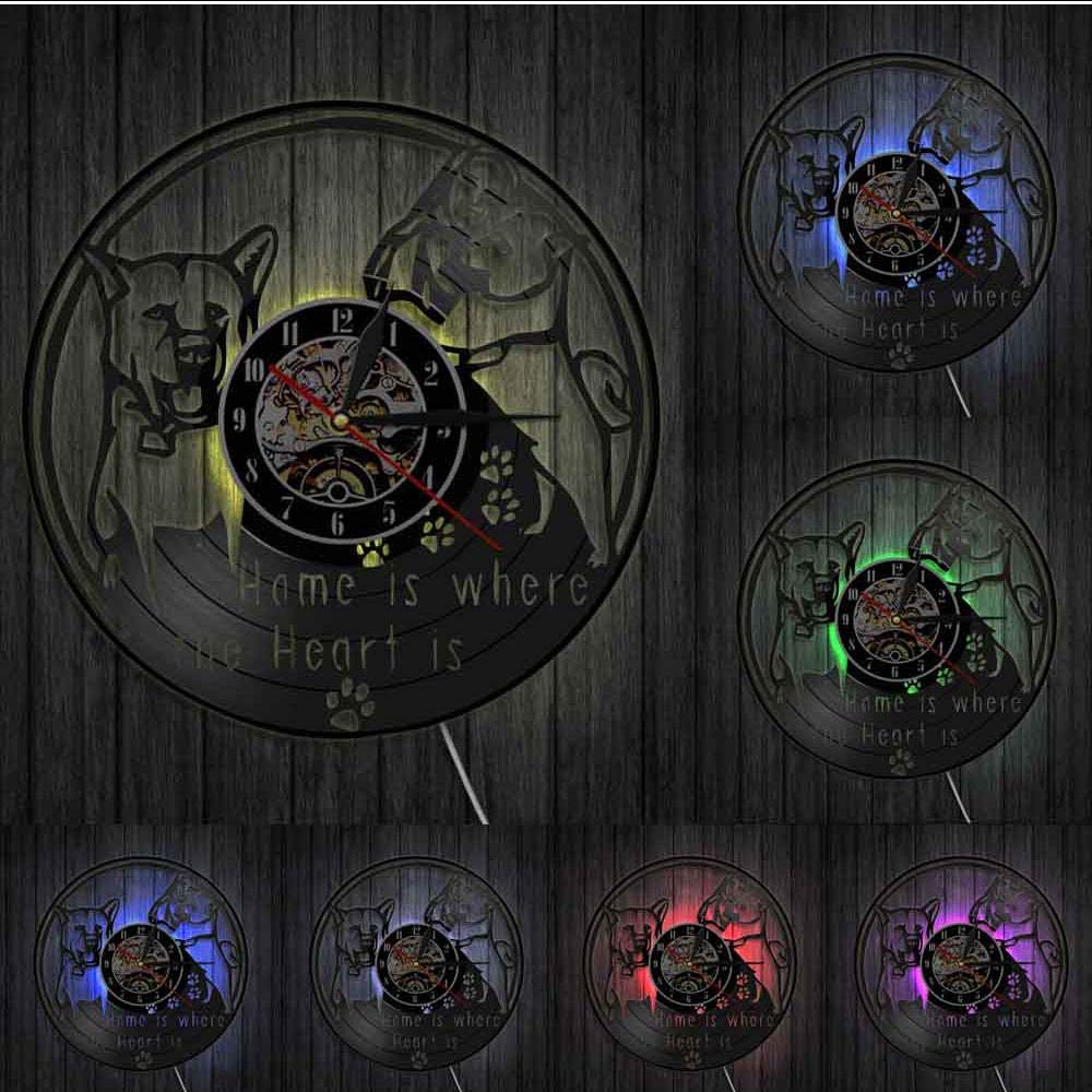 Best Home Is Where The Heart Is Decor Clock