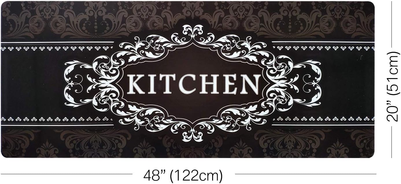 Best Kitchen Runner Non Skid Washable Black