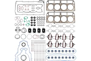 AFEISOL Full Cylinder Head Gasket Set with ES72173 Bolts, Compatible with Chevy Avalanche Express Suburban Silverado Tahoe, GMC Envoy Savana Yukon Sierra, Escalade, Buick Rainier 4.8L 5.3l V8 Engine