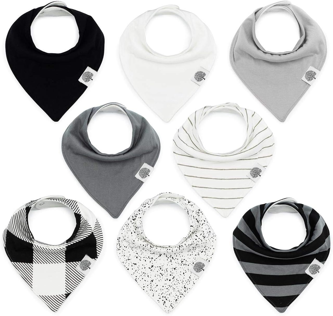 parker baby bandana drool bibs