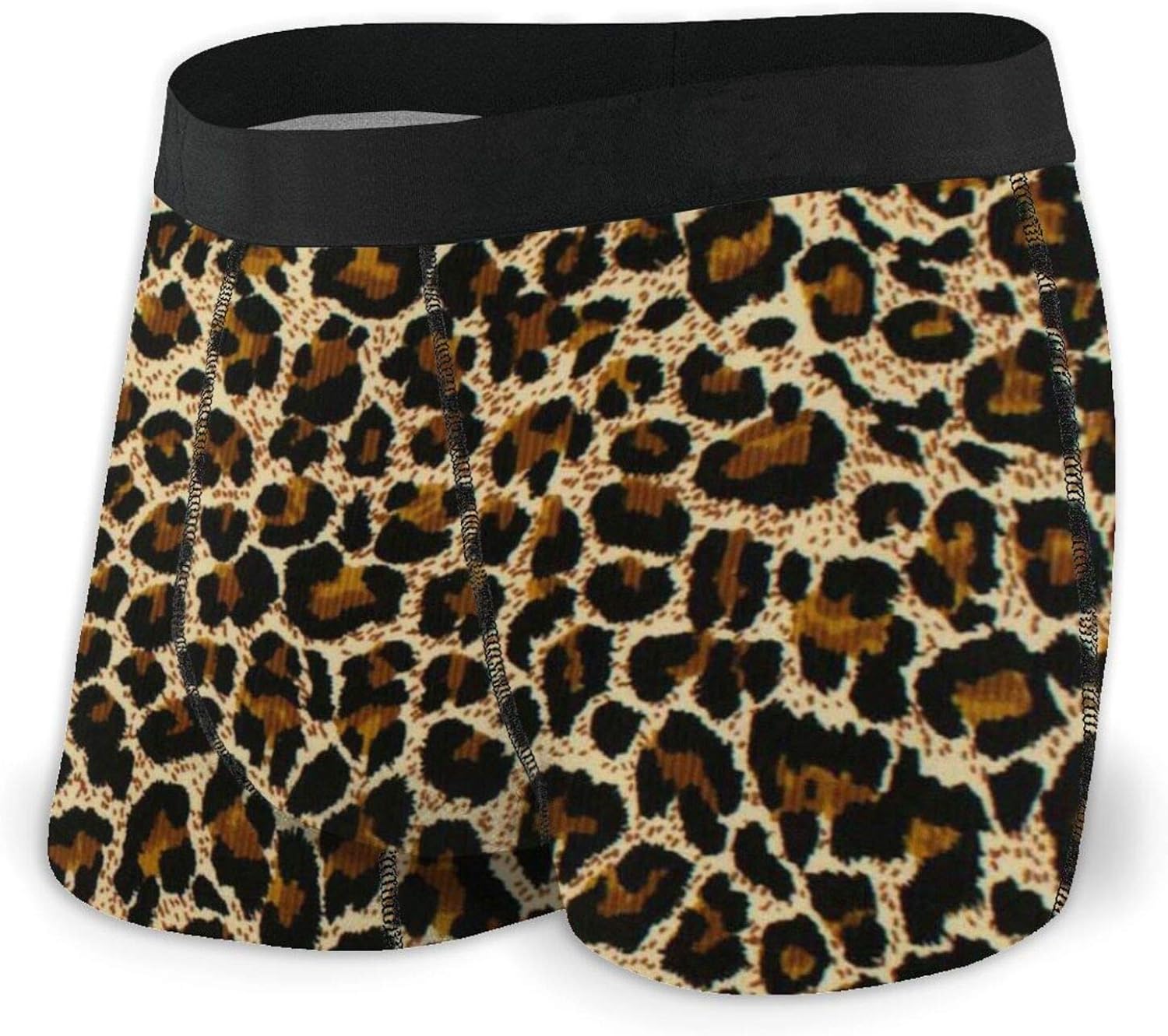 Leopard Cheetah Animal Print Men'S Boxer Briefs Short Nueey Sports
