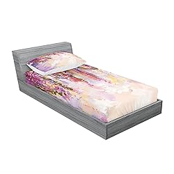 Lunarable Japanese Fitted Sheet & Pillow Sham