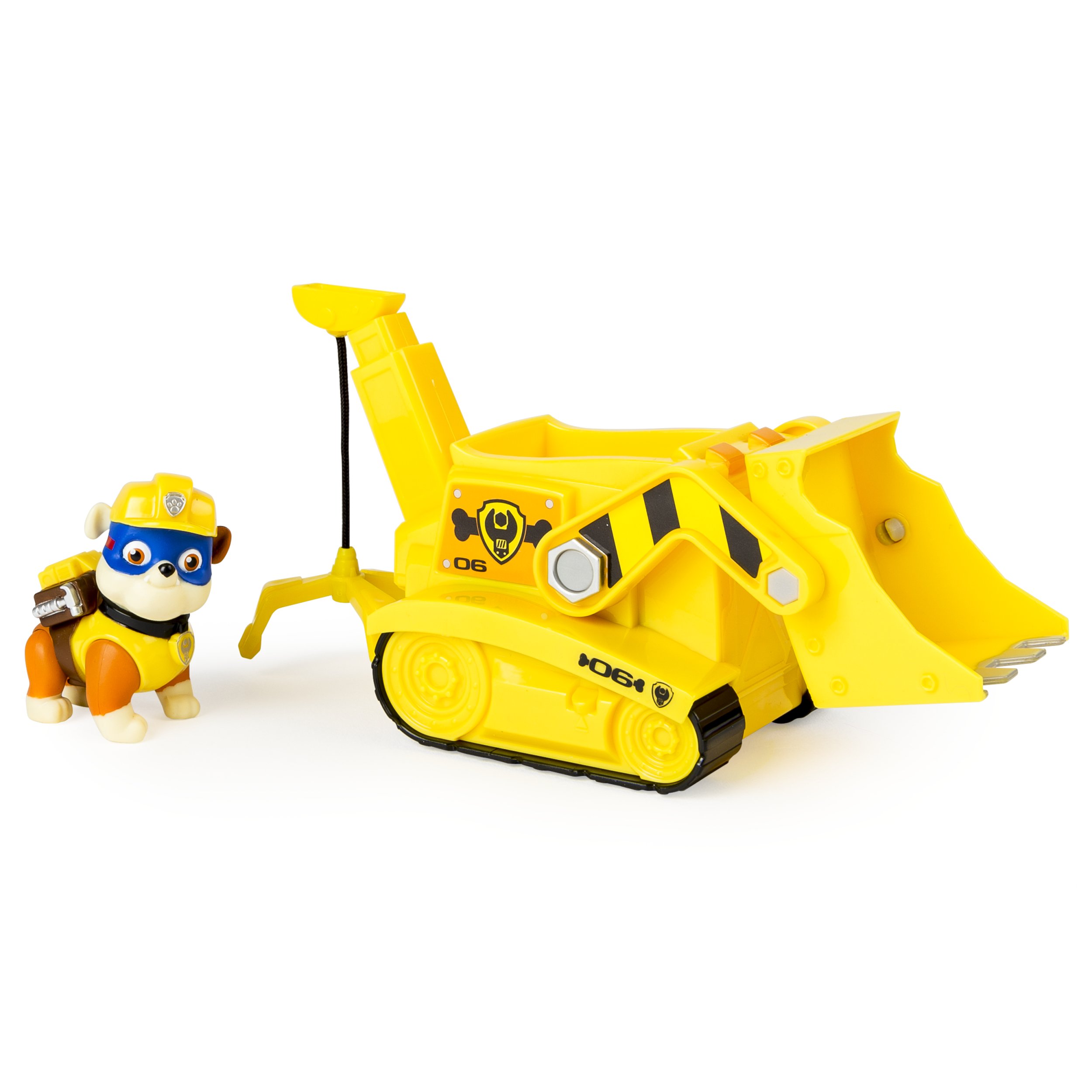 Paw Patrol Super Pup Rubble's Crane, Vehicle and Figure