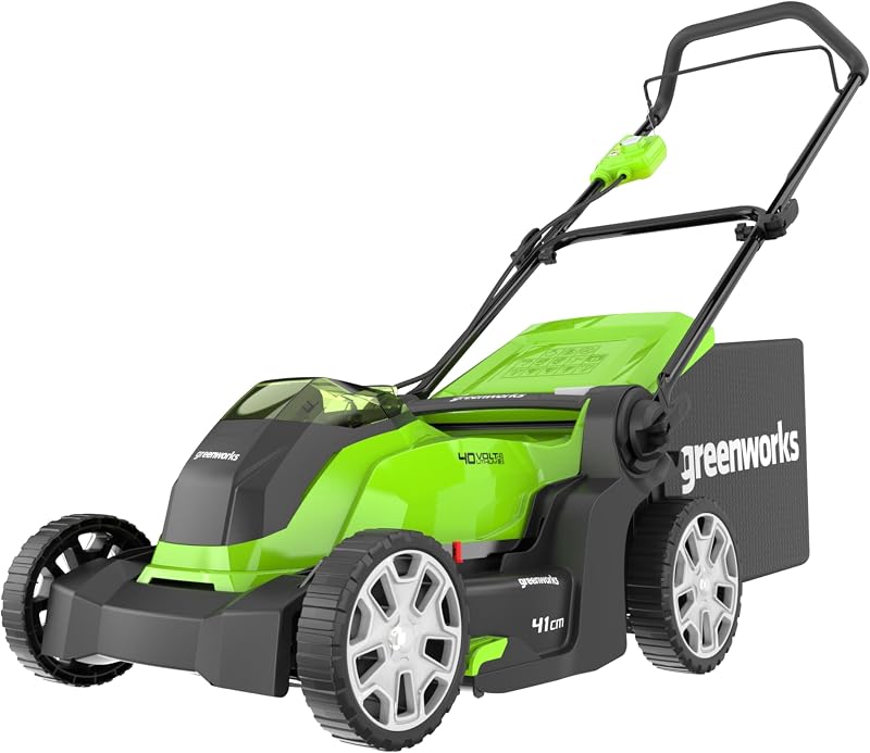 Greenworks G40LM41 Cordless Lawn mower 41cm 50L Bag 3 Year Warranty