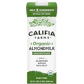 Califia Farms Organic Unsweetened Almond Milk, 32 FZ