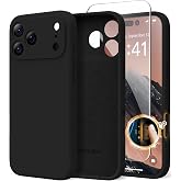 SuydanBox Magnetic for iPhone 18 Pro Max/iPhone 17 Pro Max Case Silicone | Fit for MagSafe, Screen Protector, Full Camera Protection,Shockproof Protective Case for 18 Pro Max/17 Pro Max Black