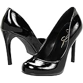 Jessica Simpson Calie Black Patent 12 M
