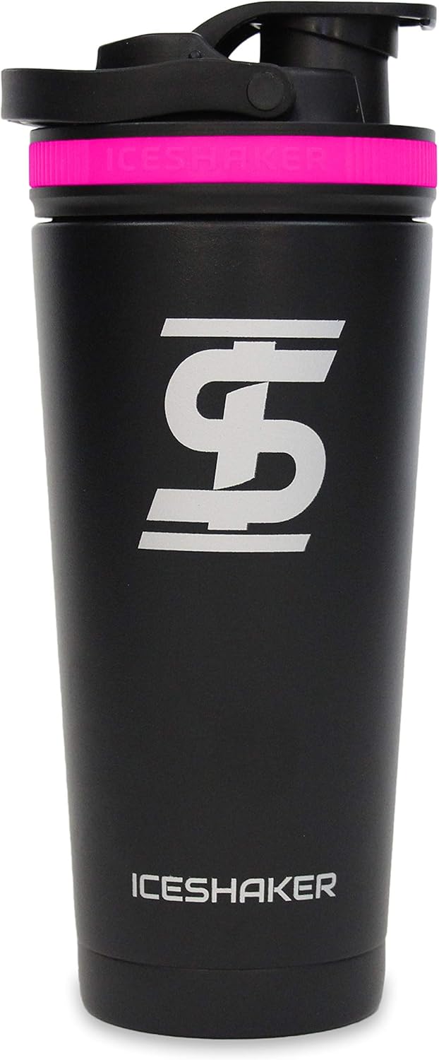Ice Shaker Stainless Steel Insulated Water Bottle Protein