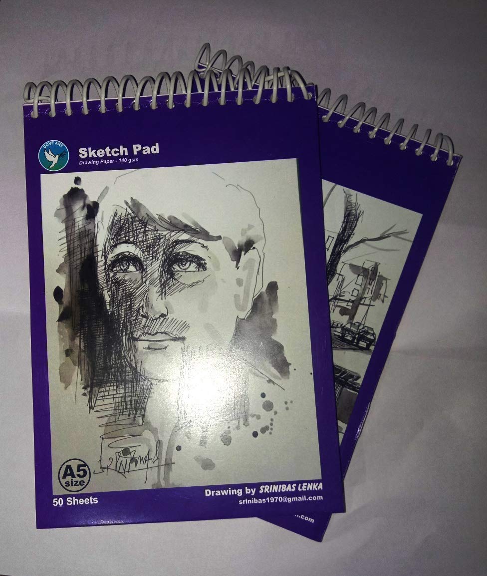 A5 Drawing Book Sketch Pad Pack Of 2 Amazon In Office Products
