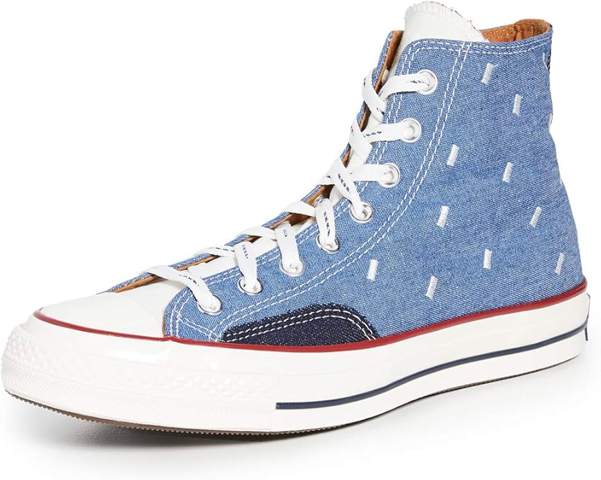 Amazon コンバース スニーカー インディゴ ボロ チャック 70 ハイスニーカー メンズ スニーカー