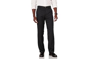 Amazon Essentials Men's Classic-Fit Expandable-Waist Flat-Front Dress Pant