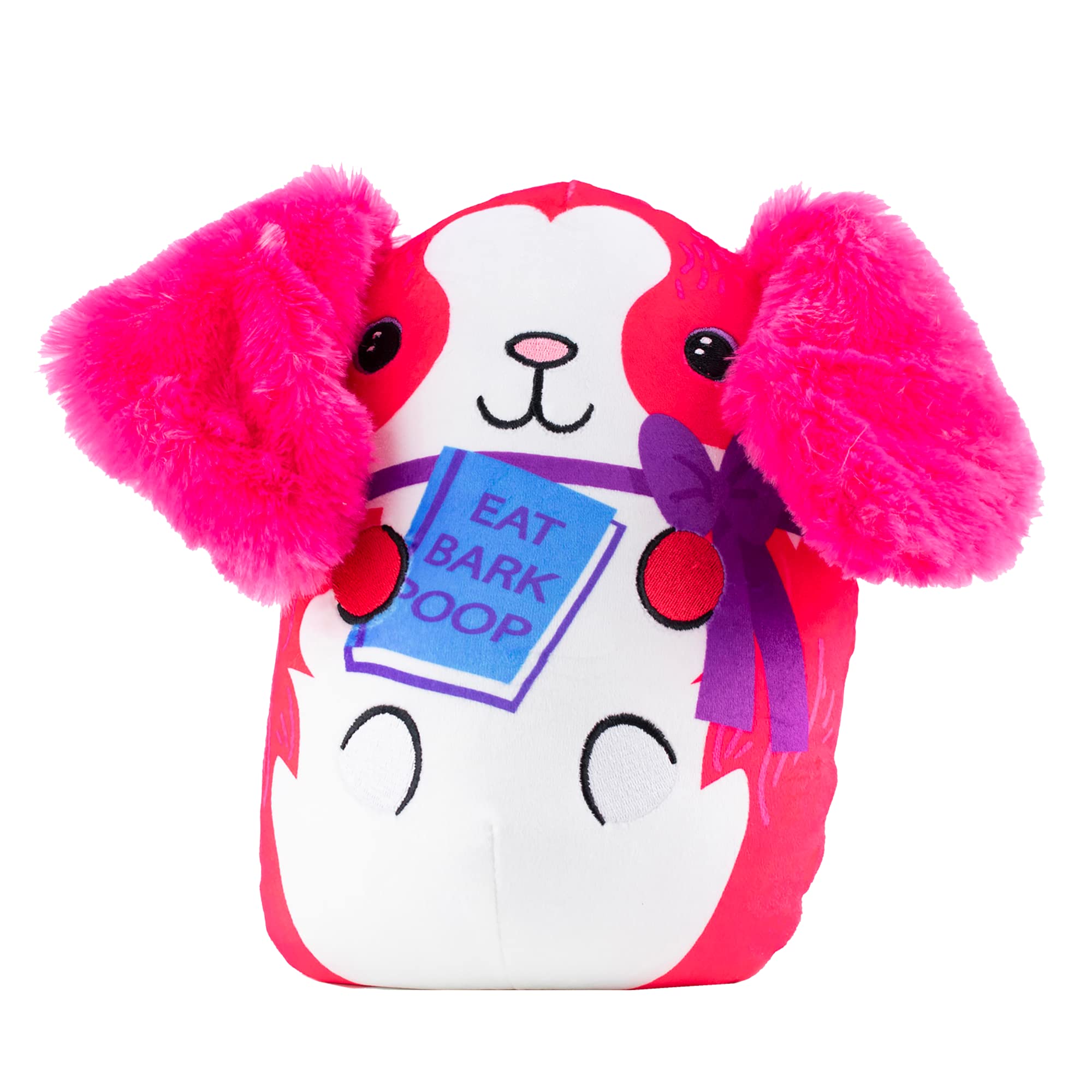 Dogs vs Squirls - Jumbo - Victoria - Super Soft and Squishy Stuffed Bean-Filled Plushies - Great for Kids, Boys, & Girls! Collect These as Desk Pets or Room Décor!