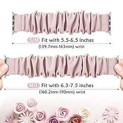 WANLISS 5 Pack Scrunchie Band Compatible for Apple
